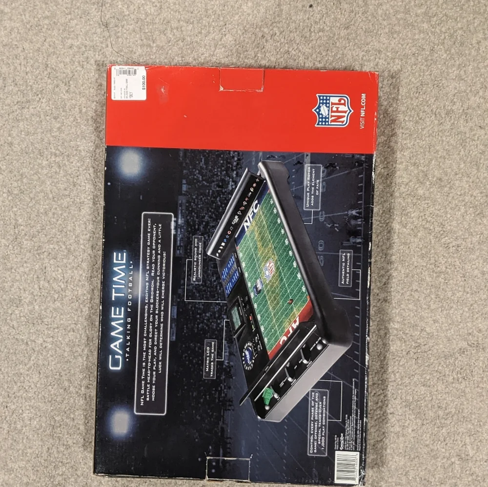 NFL Game Time Electronic Talking Football Game by Excalibur